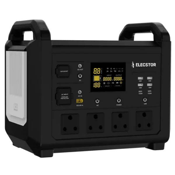 Elecstor 1500W Portable Power Station - 1485WH